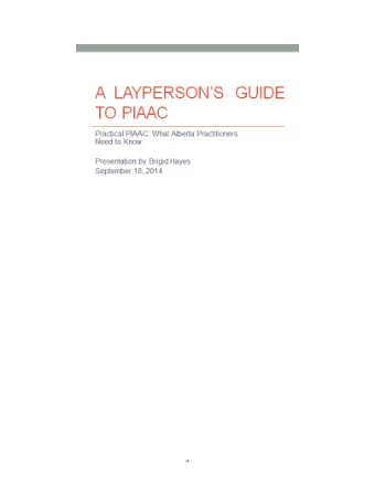 -1-  INTRODUCTION  When I was first approached to make this presentation, I was surprised. I guess