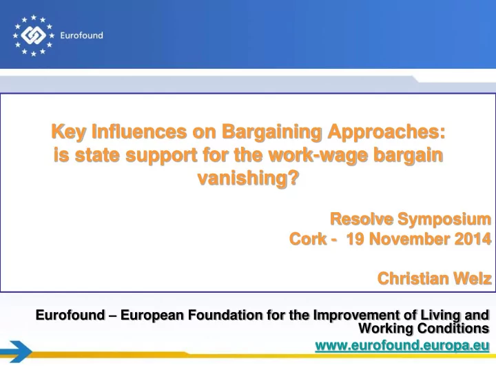 is state support for the work wage bargain