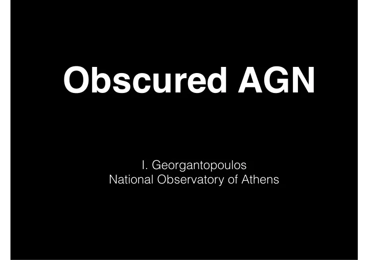 obscured agn