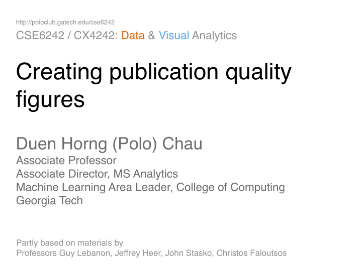 creating publication quality figures