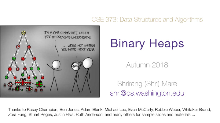 binary heaps