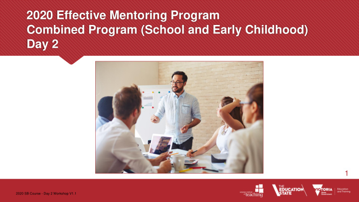 2020 effective mentoring program