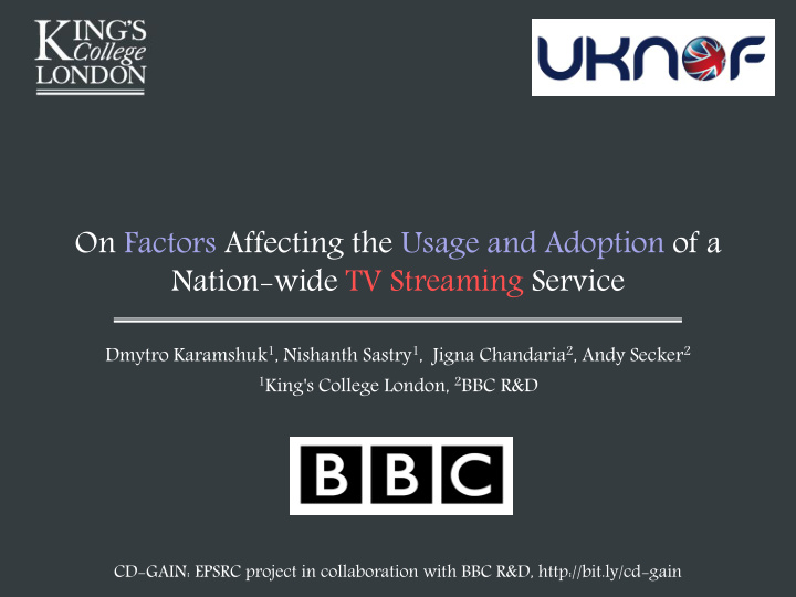 nation wide tv streaming service