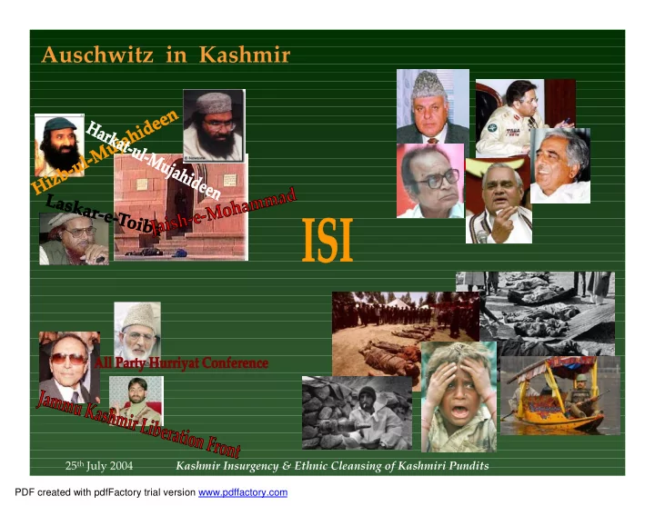 auschwitz in kashmir
