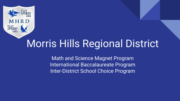 morris hills regional district