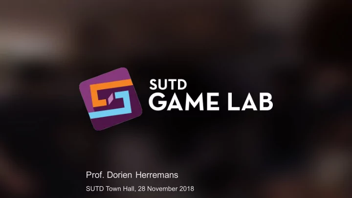 prof dorien herremans