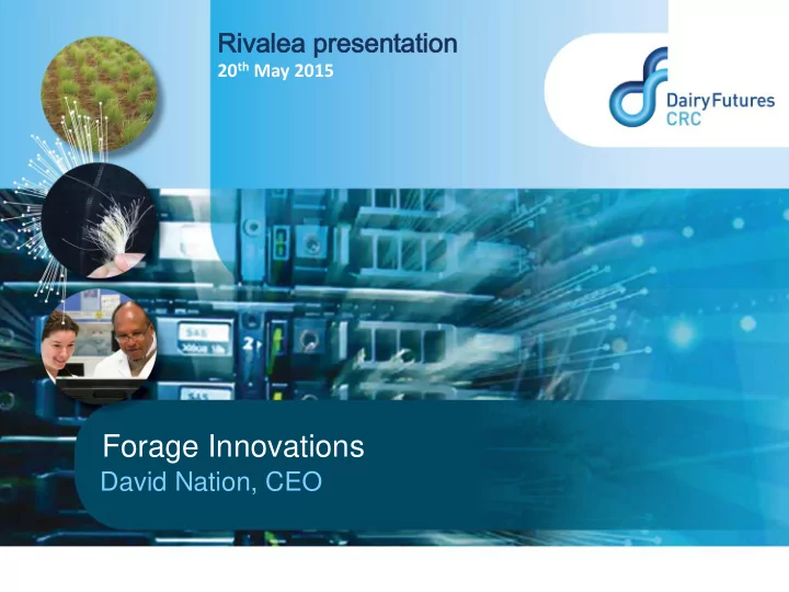 forage innovations