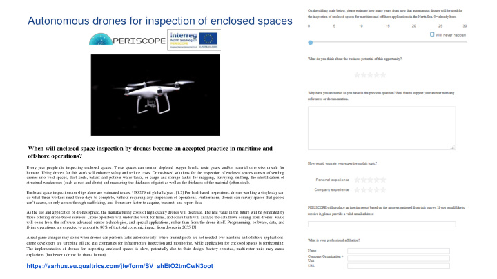 autonomous drones for inspection of enclosed spaces