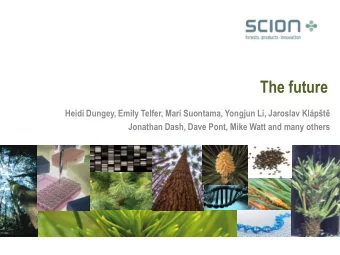 The future Heidi Dungey, Emily Telfer, Mari Suontama, Yongjun Li, Jaroslav Klpt Jonathan