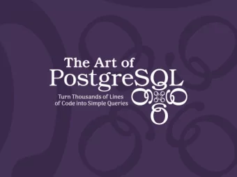 PostgreSQL for developers  Dimitri Fontaine  PostgreSQL Major Contributor  P O S T G R E S Q L  M A