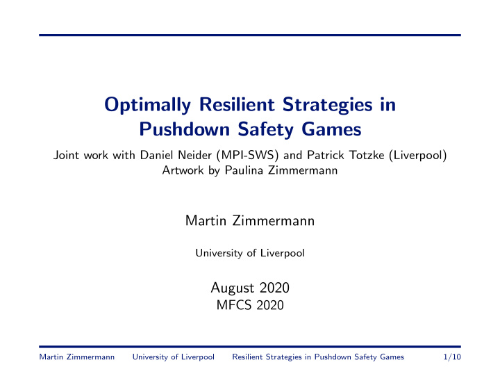 optimally resilient strategies in pushdown safety games