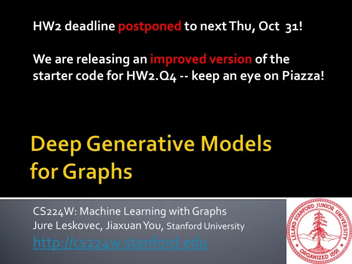http cs224w stanford edu