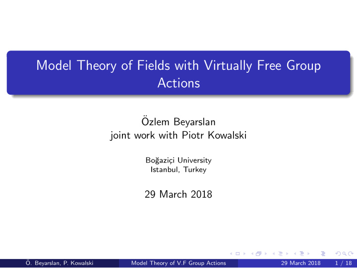 model theory of fields with virtually free group actions