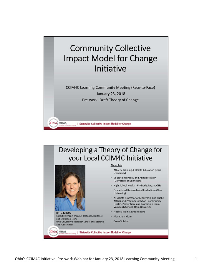 community collective impact model for change initiative