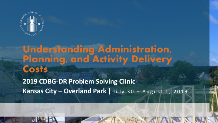 understanding administration planning and activity