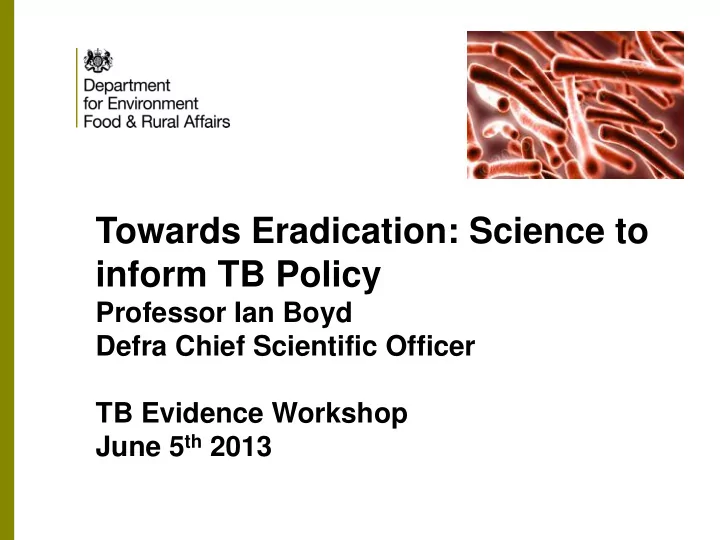 inform tb policy