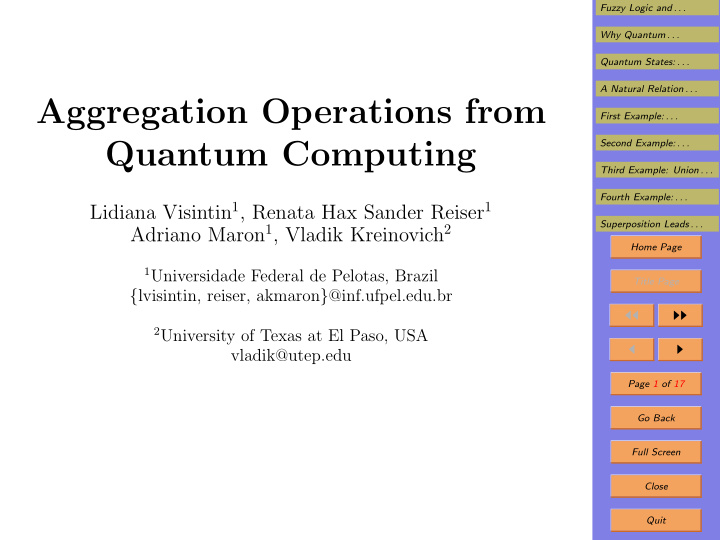 aggregation operations from