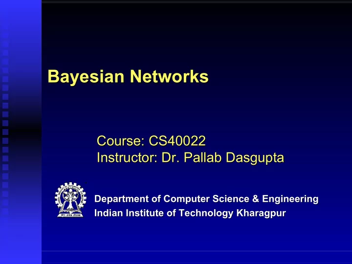 bayesian networks bayesian networks