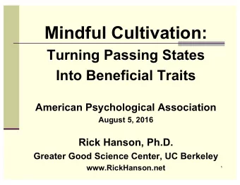 Acquiring Durable Mental Resources  2  3 Resources in the Mind  Mental resources  which help us