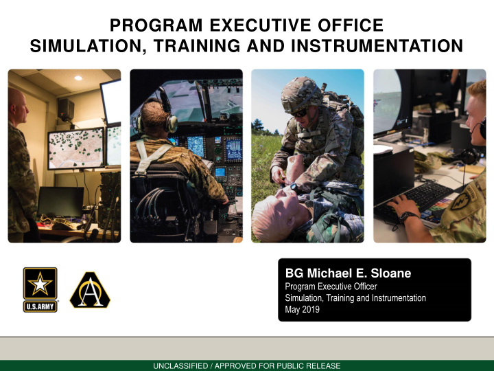 program executive office simulation training and