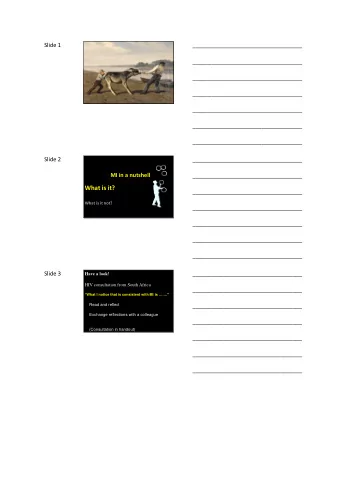 What is it?  ___________________________________  What is it not?