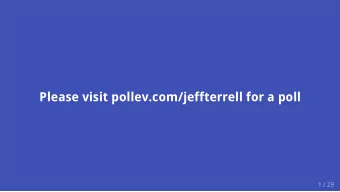 Please visit pollev.com/jeffterrell for a poll  1 / 29  Interpersonal  Effectivness  UNC COMP 523