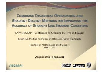 I NTRODUCTION   Pattern  Recognition  Problems  (OCR,  handwritten  and