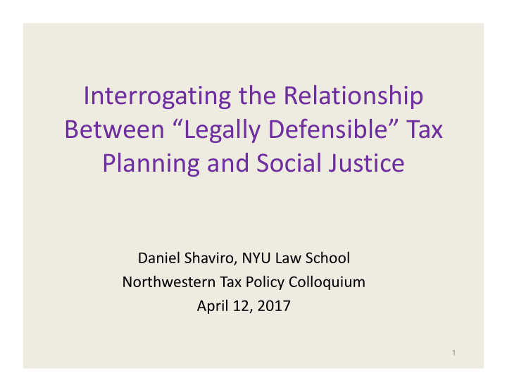 interrogating the relationship between legally defensible