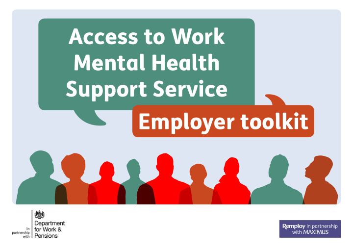 access to work mental health support service employer