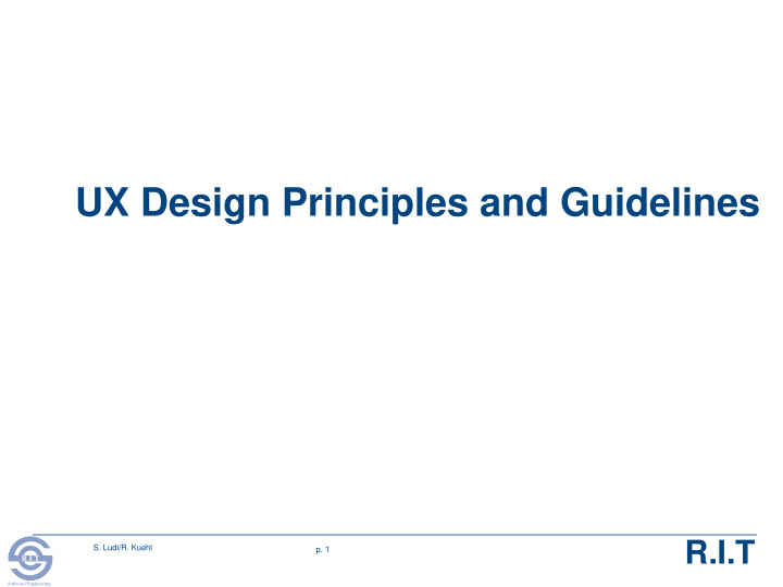 ux design principles and guidelines