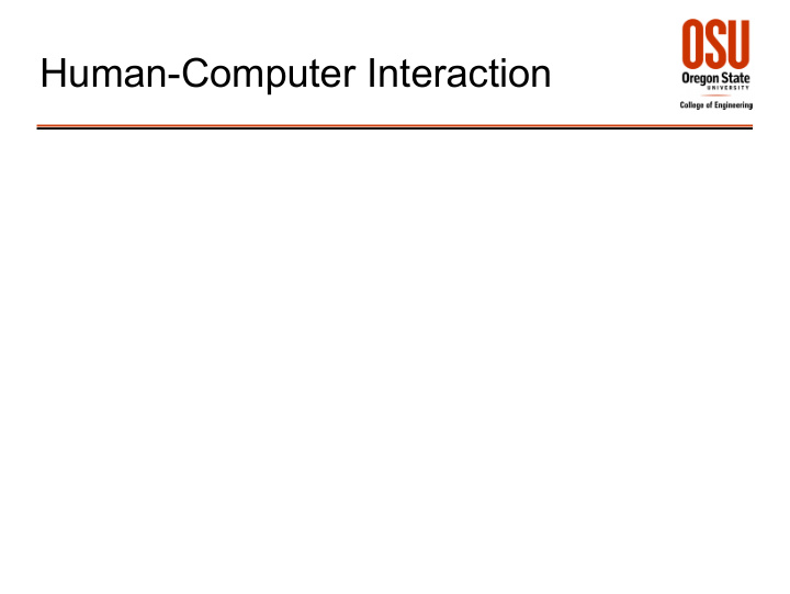 human computer interaction the trouble with computers