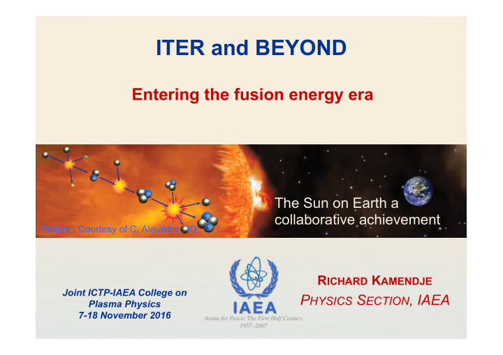 iter and beyond