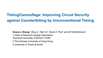 TimingCamouflage: Improving Circuit Security  against Counterfeiting by Unconventional Timing Grace