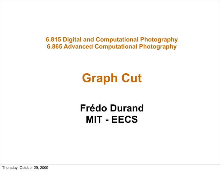graph cut