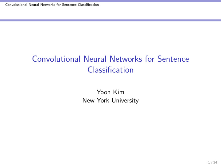 convolutional neural networks for sentence classification