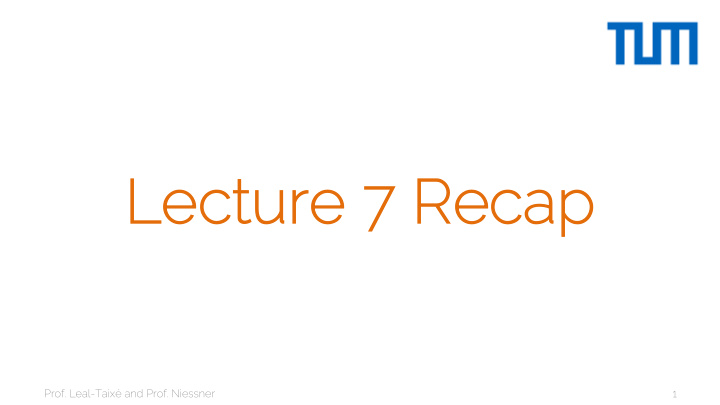 lectu ture 7 recap