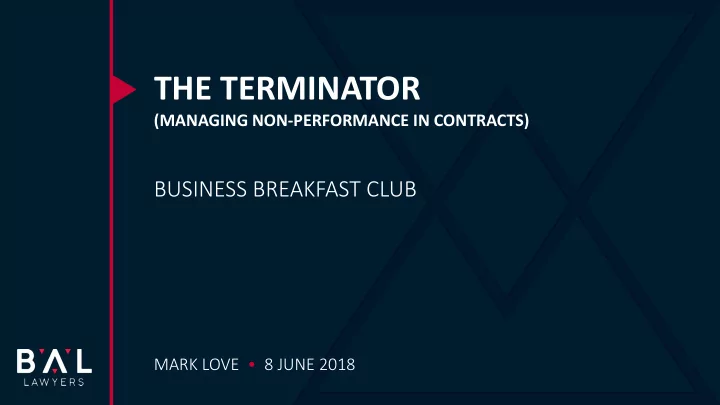 the terminator