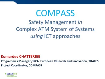 Context    SESAR  WP  E:   Long-Term  and  Innova&gt;ve  Research