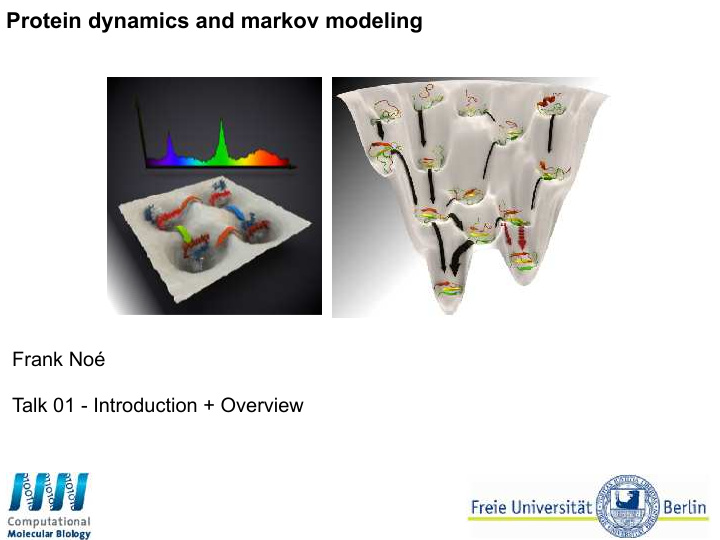 protein dynamics and markov modeling