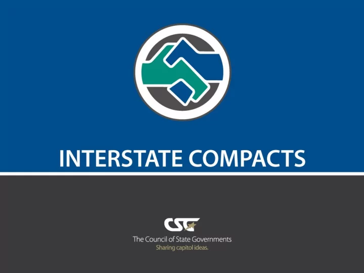 what is an interstate compact