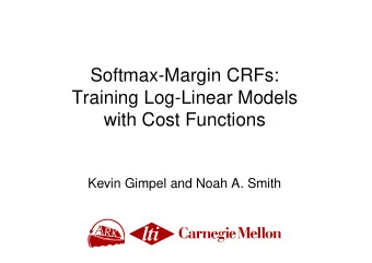 lti  Is convex  Perceptron  Boosting  Max-Margin  Conditional  Likelihood  MIRA  Based on  Uses a