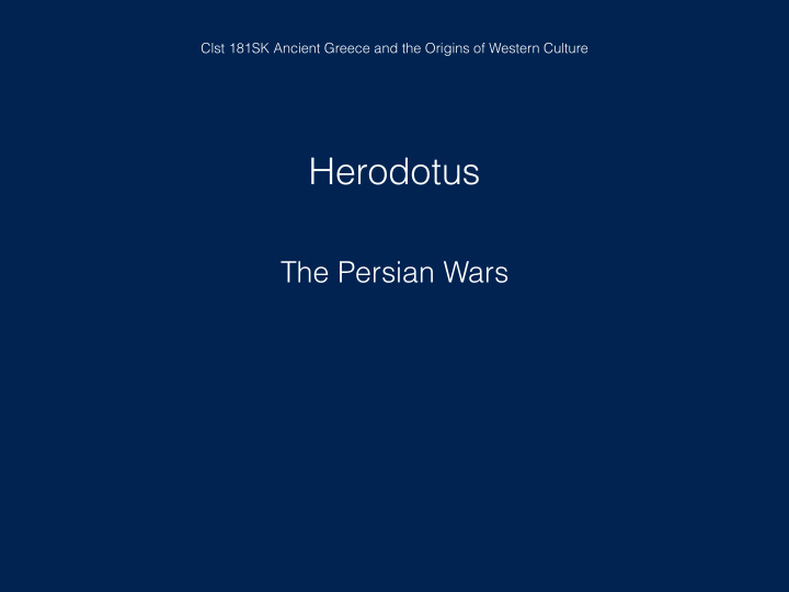 herodotus