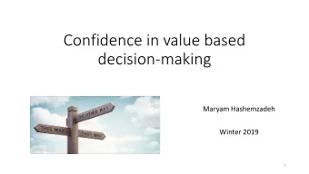 decision-making  Maryam Hashemzadeh  Winter 2019  1  What is cognitive science?  The study of