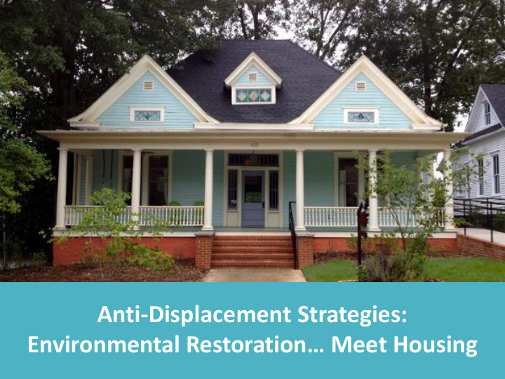 anti displacement strategies