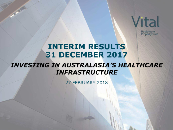 interim results 31 december 2017