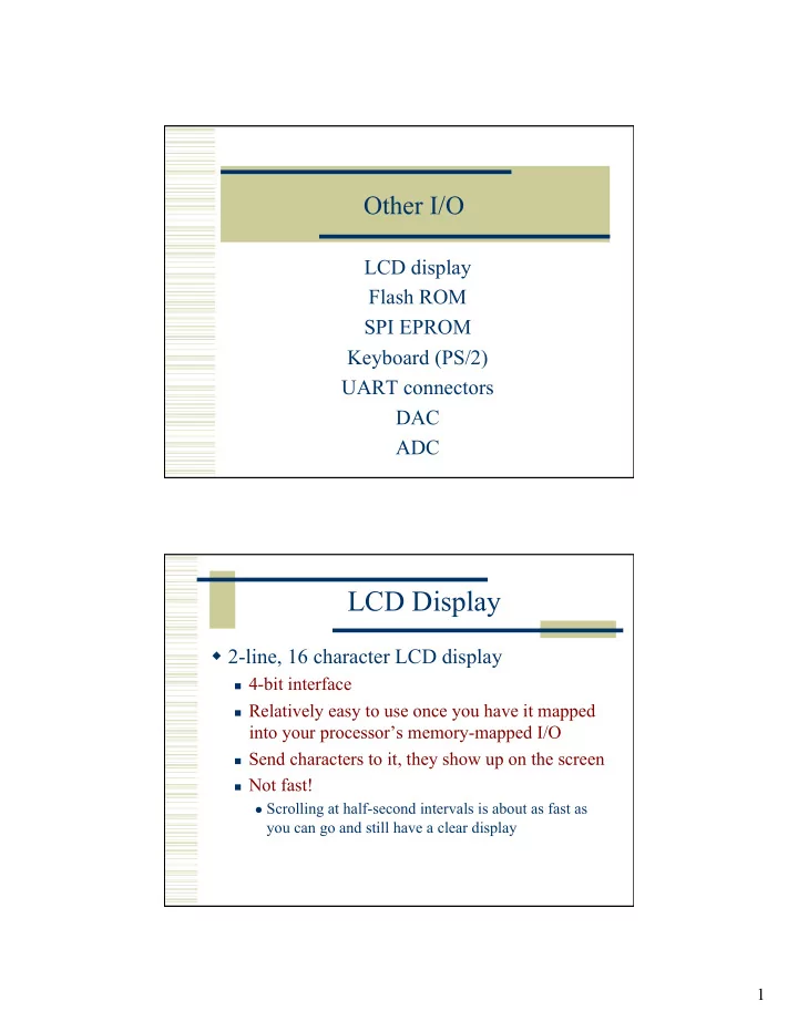 lcd display