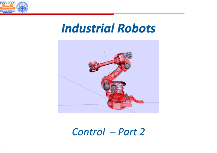 industrial robots industrial robots