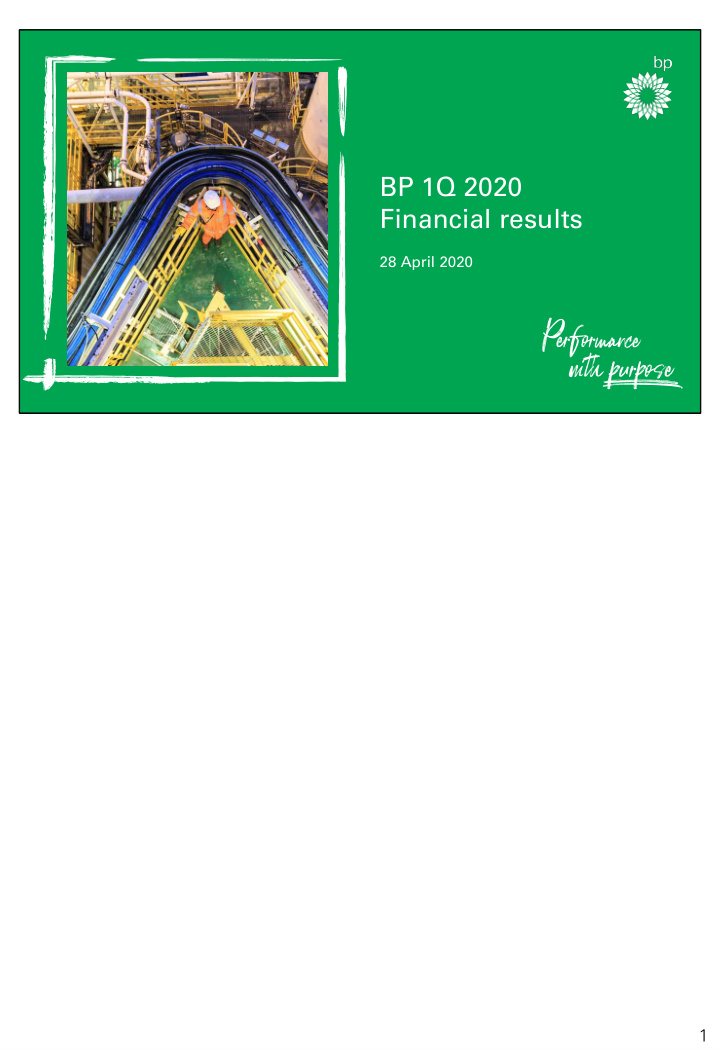 bp 1q 2020 financial results
