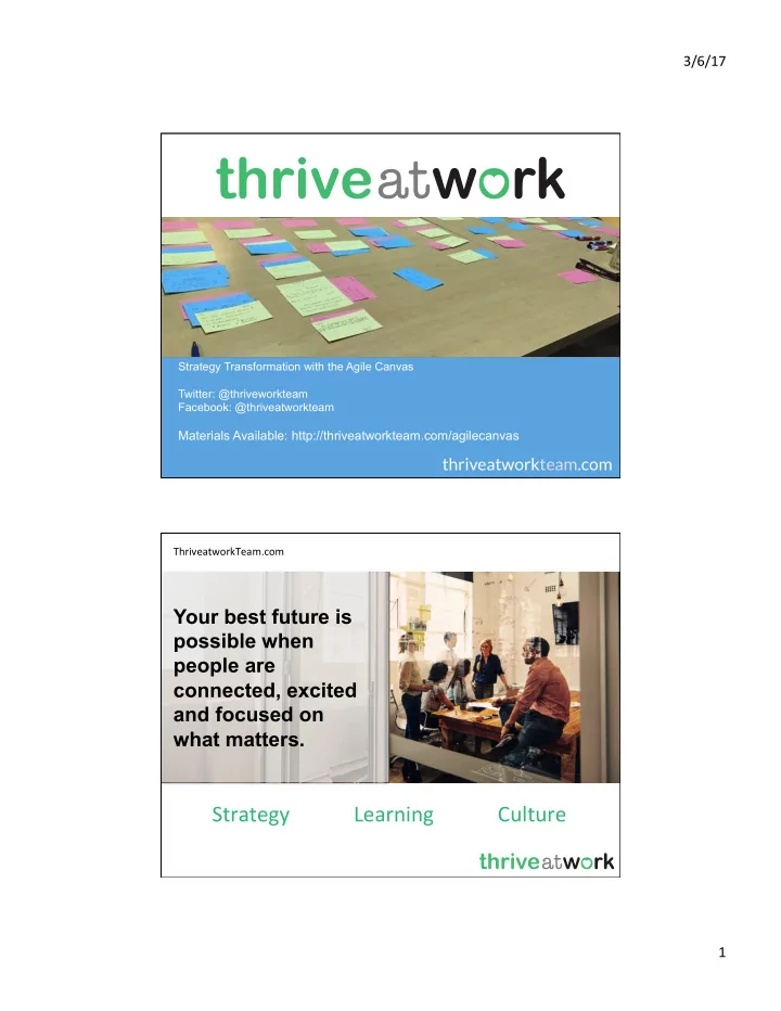 strategy learning culture