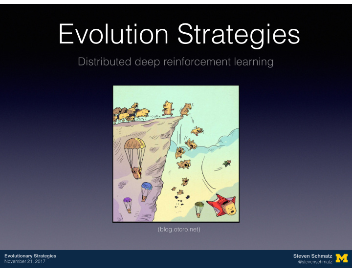 evolution strategies